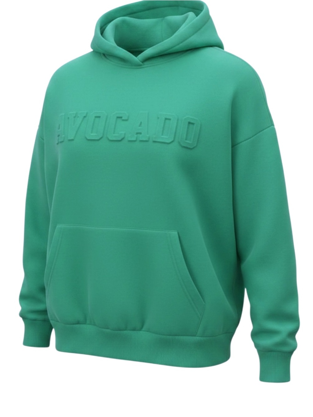 Greengrocery Fresh Clothing Cotton Green Avocado Hoodie (M)